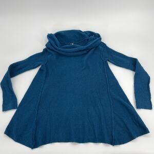 FREE PEOPLE Women's Sz XS Oversized Off Shoulder Long Sleeve A-Line Sweater